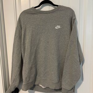 Nike Men's Classic Gray Crewneck Sweater